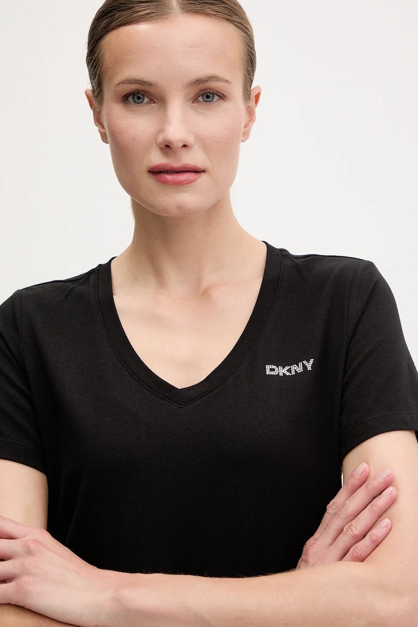 Сукня Dkny колір чорний mini пряма DP5D4902