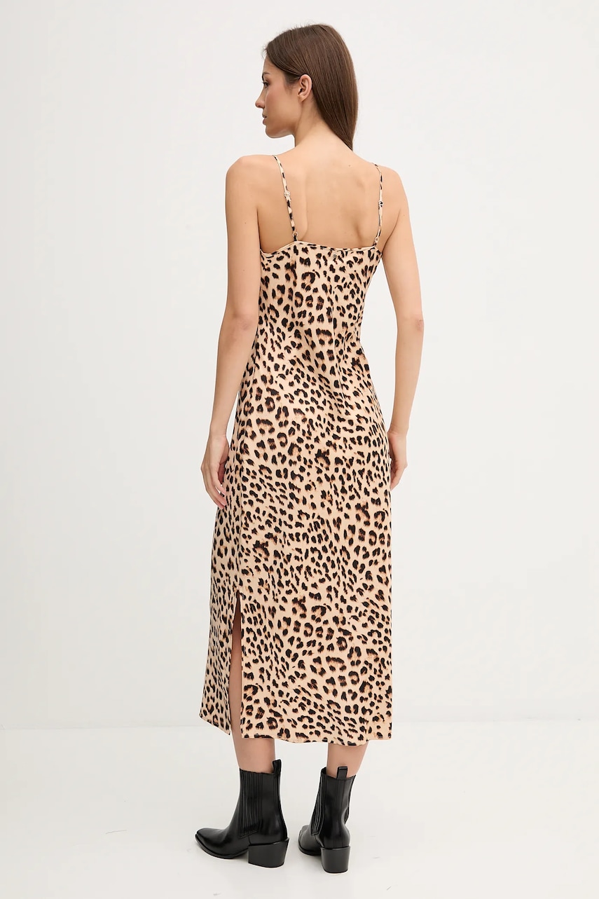 Сукня Dkny колір чорний midi облягаюча DJ5D9053