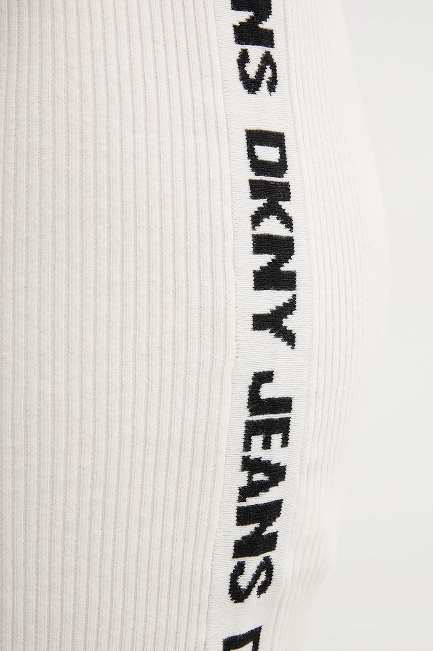 Сукня Dkny колір бежевий mini облягаюча DJ5R0656