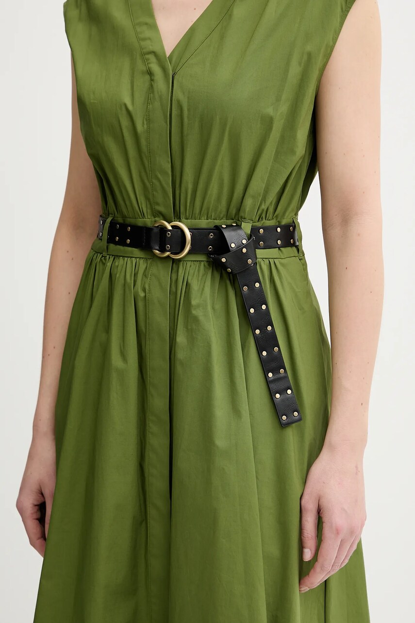 Сукня MICHAEL Michael Kors колір зелений mini розкльошена MS5830KF4C