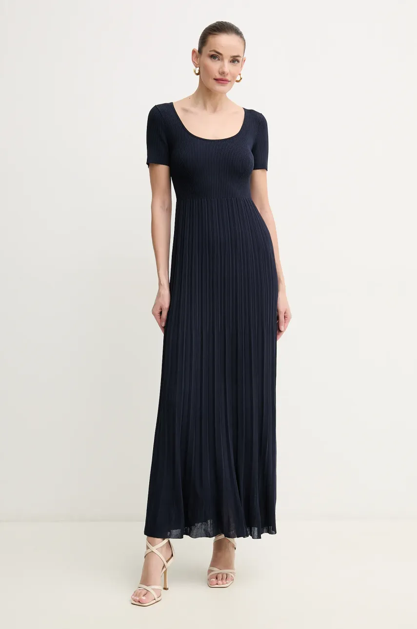 MICHAEL Michael Kors rochie culoarea albastru marin, maxi, evazati, MS582XRBFD