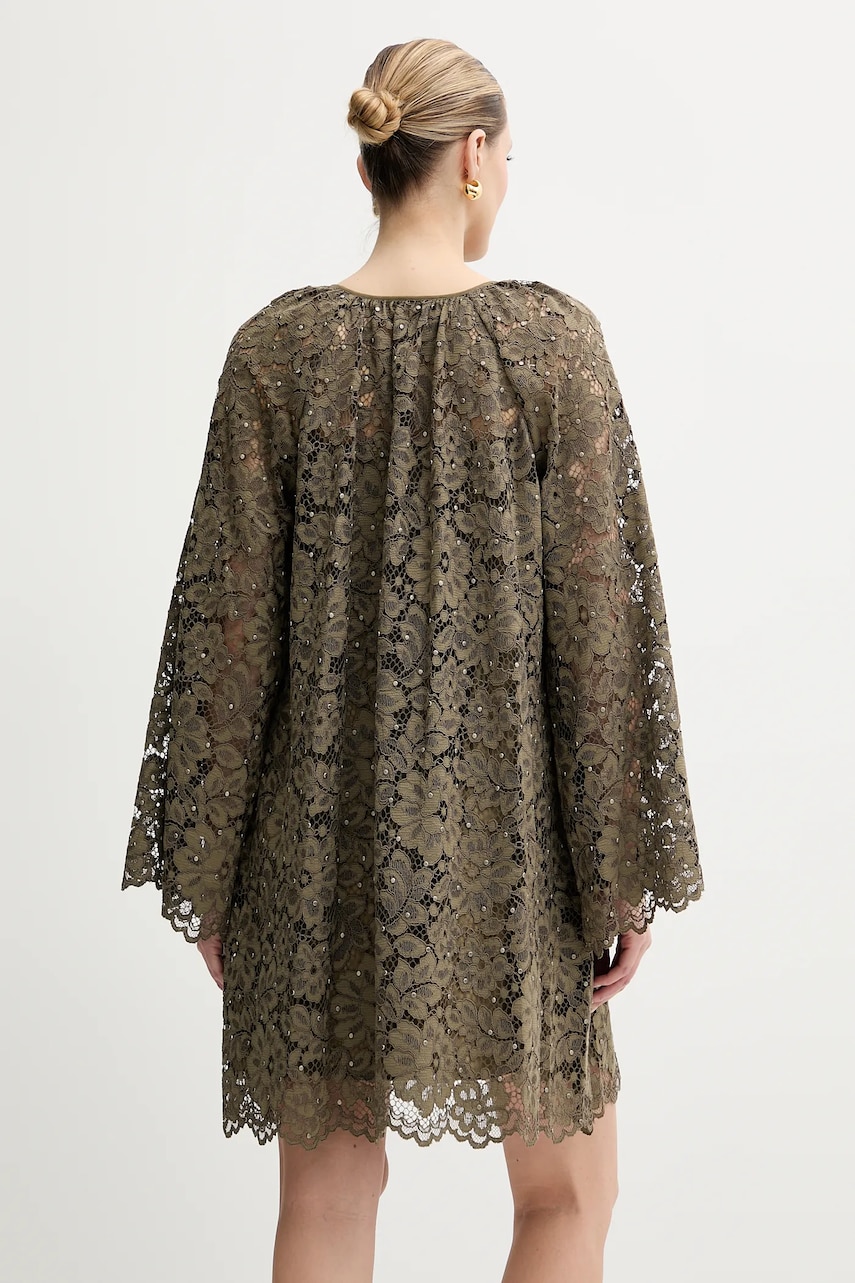 Сукня MICHAEL Michael Kors колір зелений mini oversize MS580R0GTA