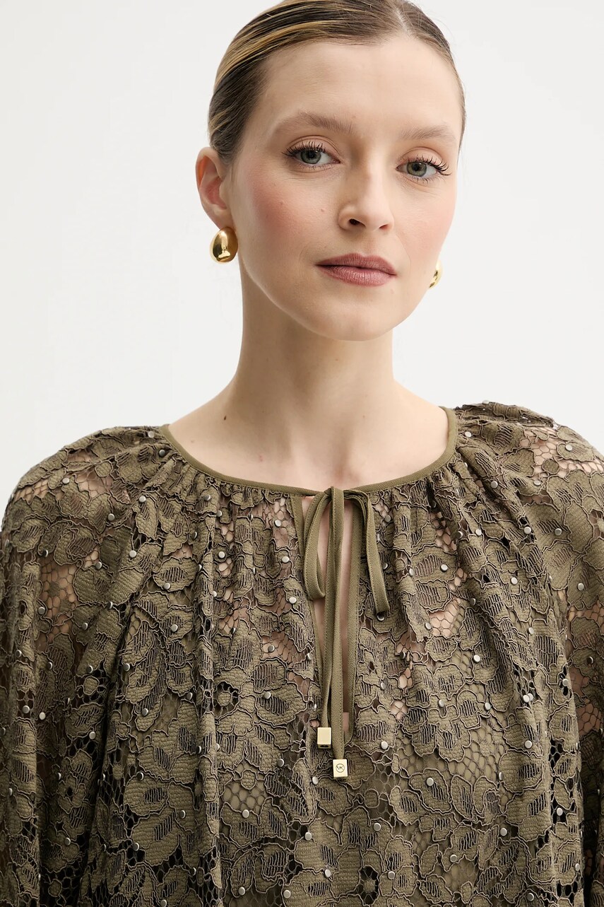 Сукня MICHAEL Michael Kors колір зелений mini oversize MS580R0GTA