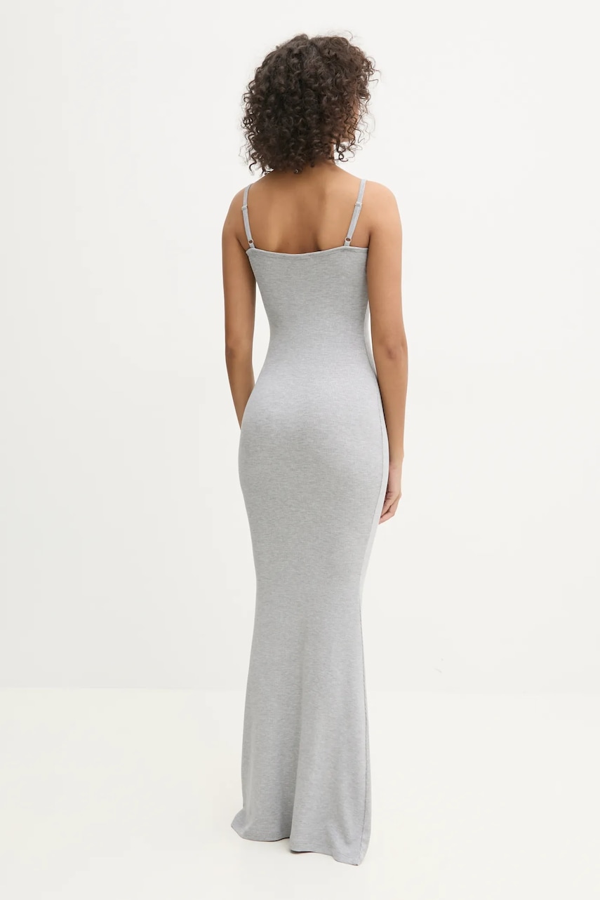 Платье Guess TESSA цвет серый maxi облегающее O5GK10 KCDA2 Платье Guess TESSA цвет серый maxi облегающее O5GK10 KCDA2