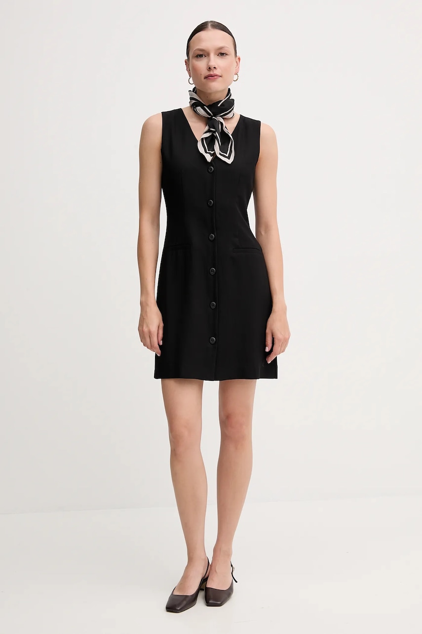 Сукня Calvin Klein Jeans колір чорний mini розкльошена J20J225271