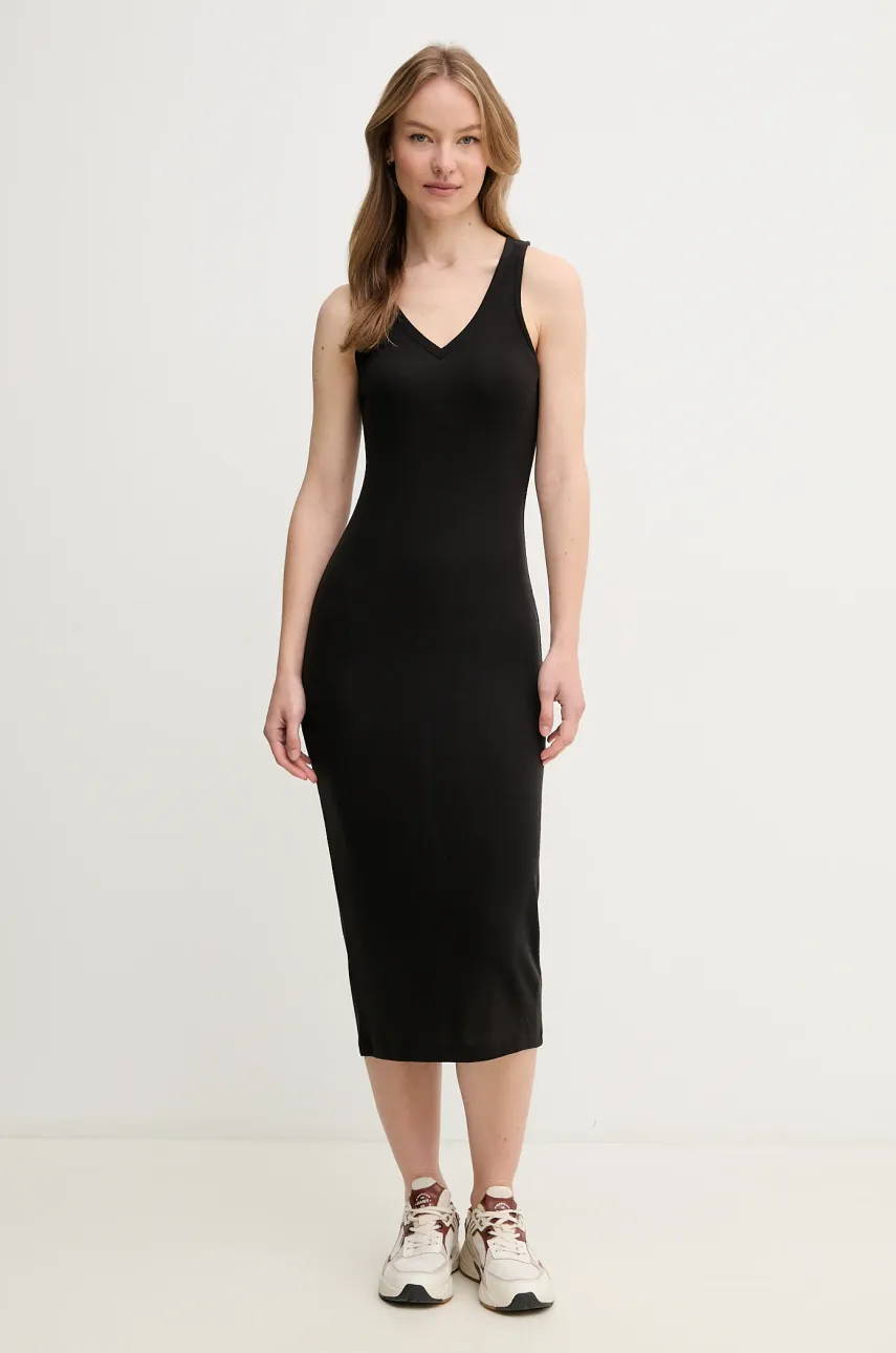 Levně Šaty Calvin Klein Jeans černá barva, maxi, J20J225282
