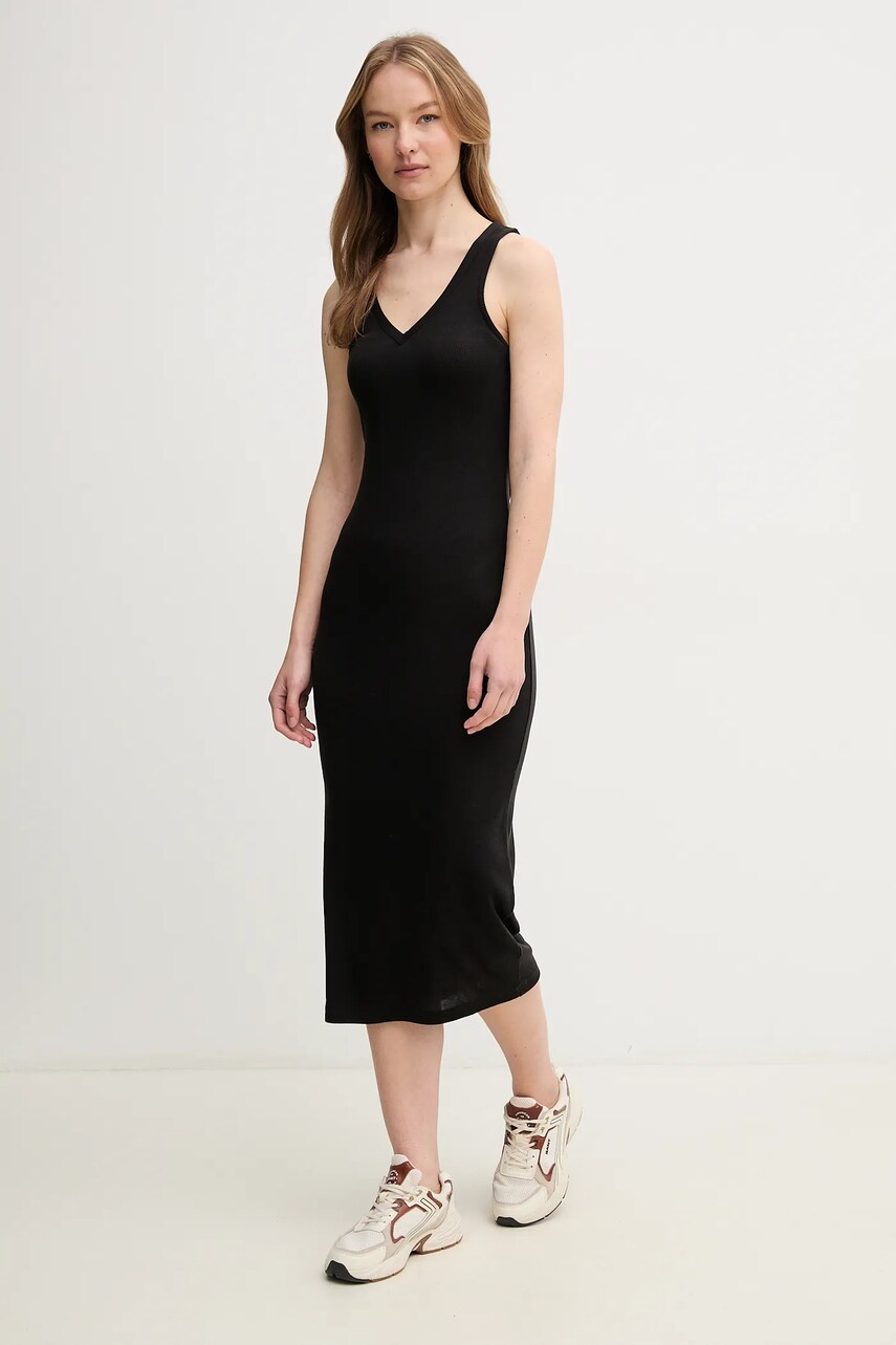 Сукня Calvin Klein Jeans колір чорний maxi облягаюча J20J225282