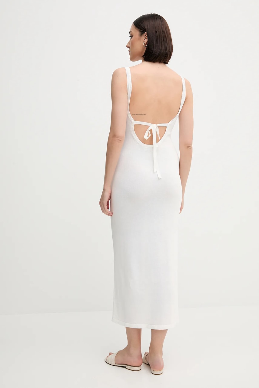 Сукня Calvin Klein Jeans колір білий maxi облягаюча J20J225284