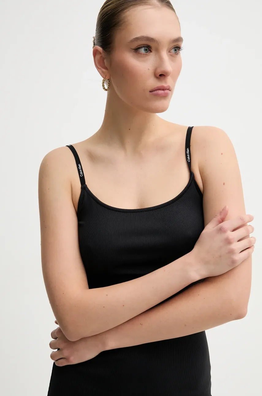 Сукня Calvin Klein Jeans колір чорний maxi облягаюча J20J225288