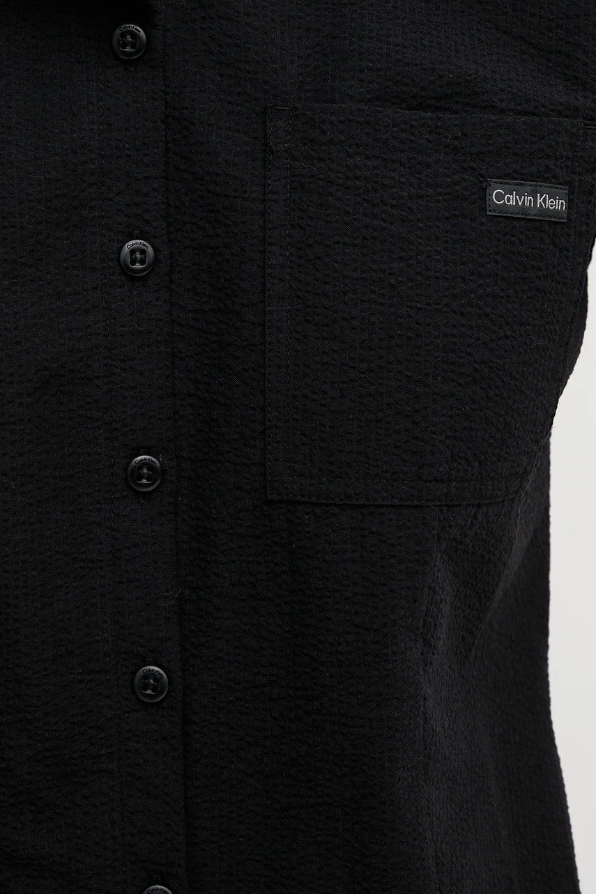 Dievčenské bavlnené šaty Calvin Klein Jeans