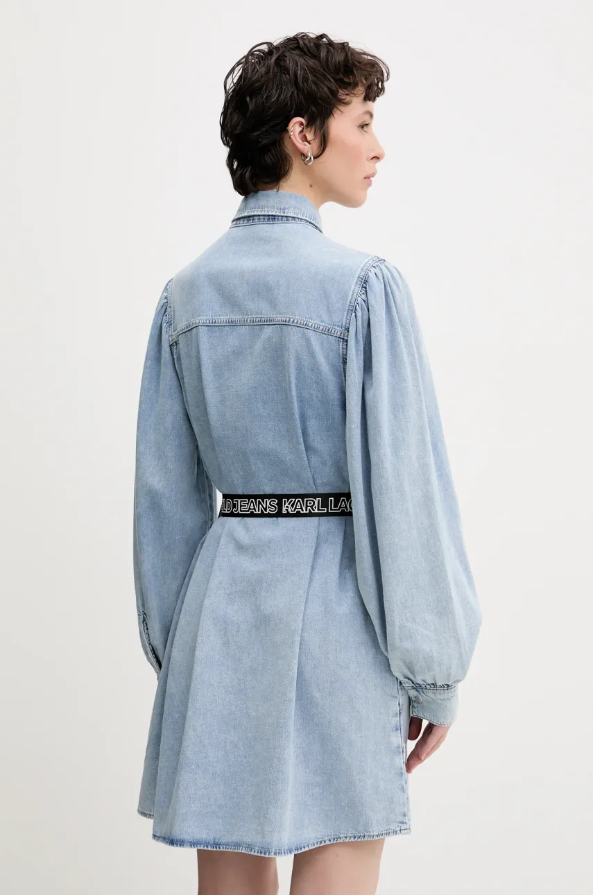 Bavlnené šaty Karl Lagerfeld Jeans