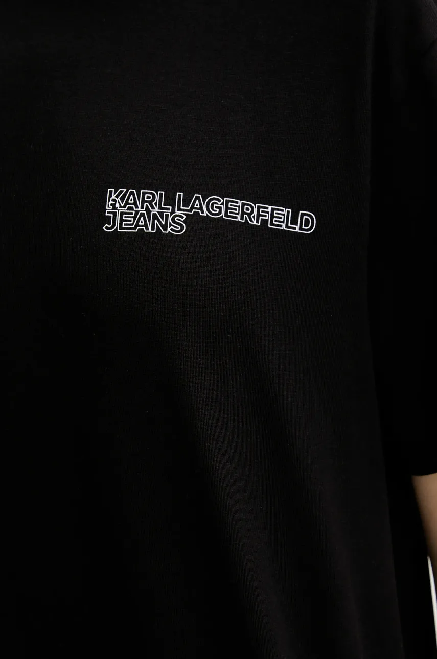 Bavlnené šaty Karl Lagerfeld Jeans