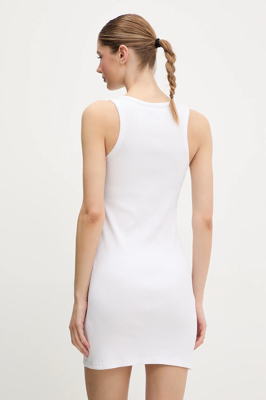 Сукня Fila Linkebeek колір білий mini облягаюче FAW1004