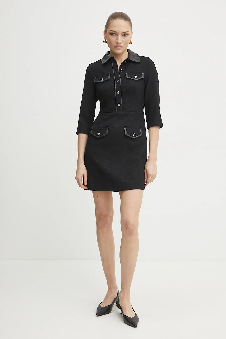 Платье Morgan RUBIBI цвет чёрный mini прямое RUBIBI Платье Morgan RUBIBI цвет чёрный mini прямое RUBIBI