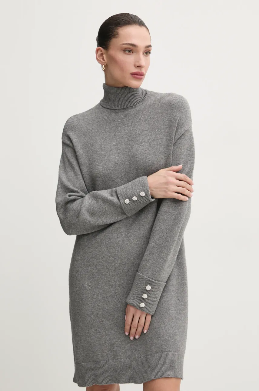 Платье Morgan RMOUFI цвет серый mini прямое RMOUFI Платье Morgan RMOUFI цвет серый mini прямое RMOUFI