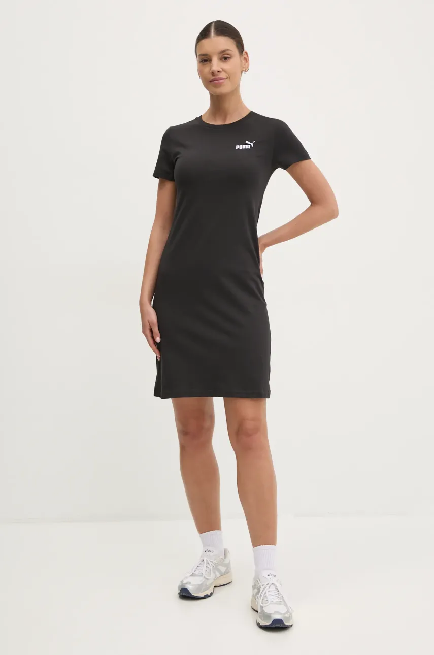 Сукня Puma колір чорний mini пряма 684974
