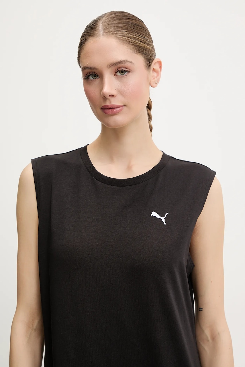 Сукня Puma колір чорний mini пряма 685643