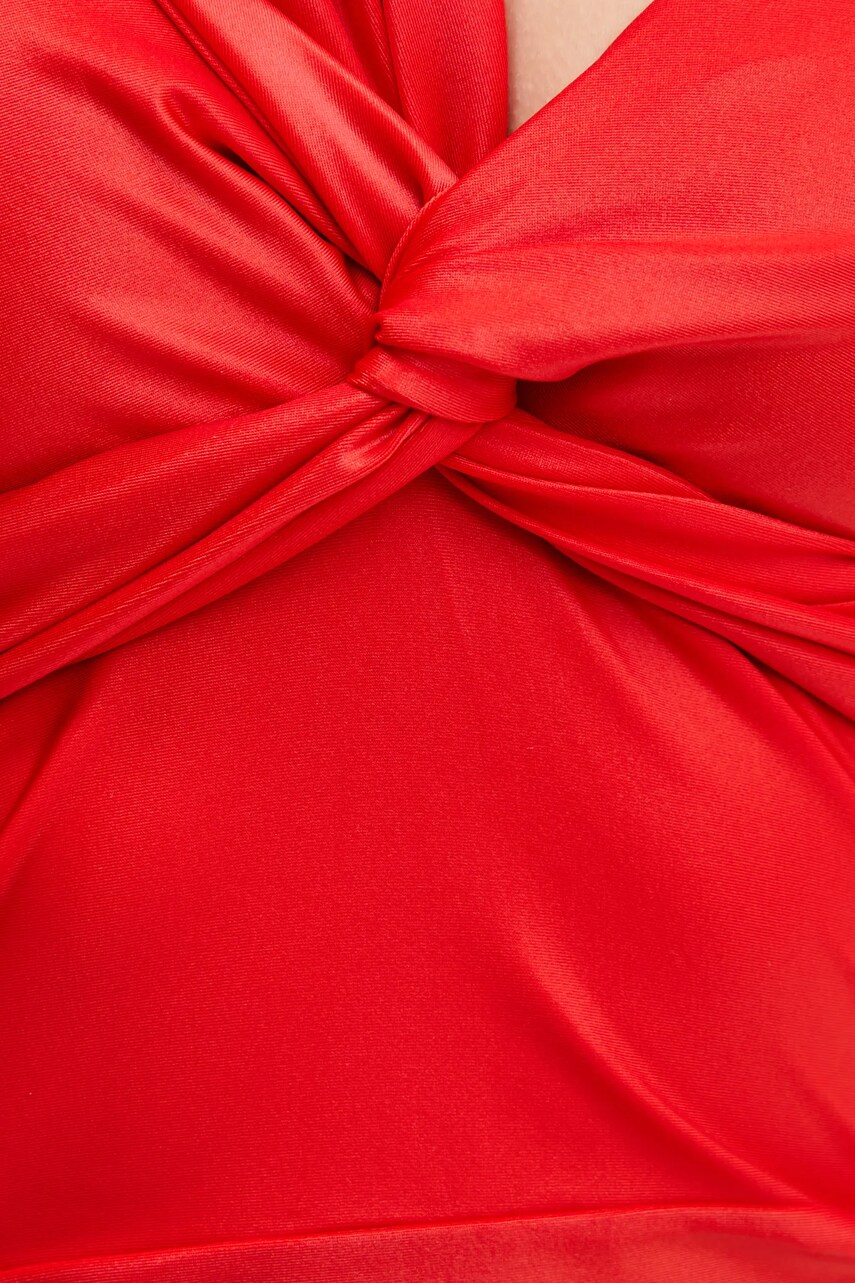 Сукня Fiorucci Red Scarf Bodycon Mini Dress колір червоний mini облягаюча W02SMDMN361LY01RD01
