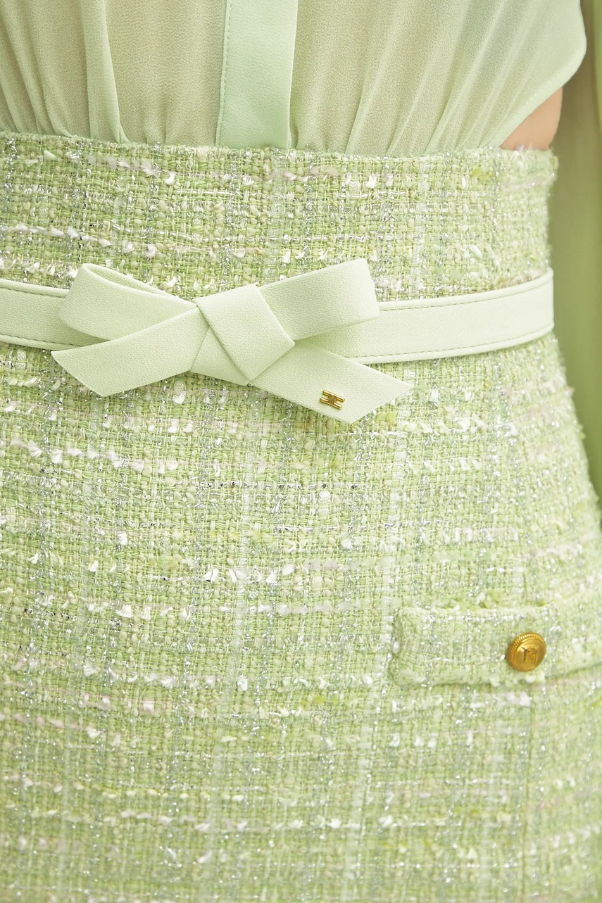 Сукня Elisabetta Franchi колір бірюзовий mini облягаюче AB69752E2