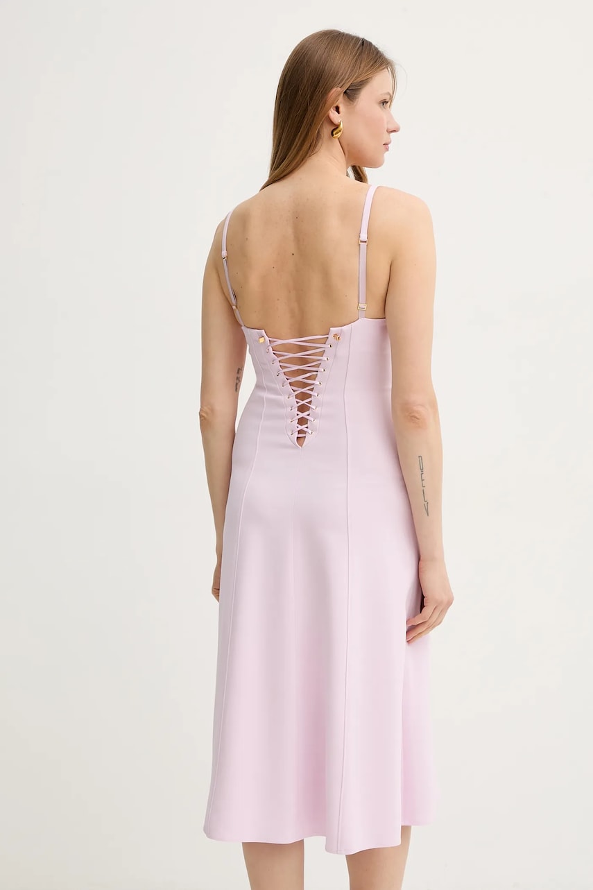 Сукня Elisabetta Franchi колір рожевий mini пряма AB74852E2
