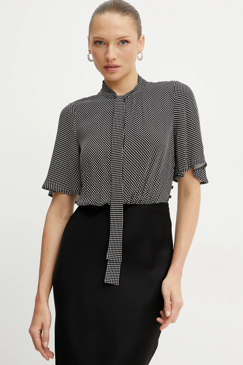 Сукня Elisabetta Franchi колір чорний midi облягаюча AB85752E2