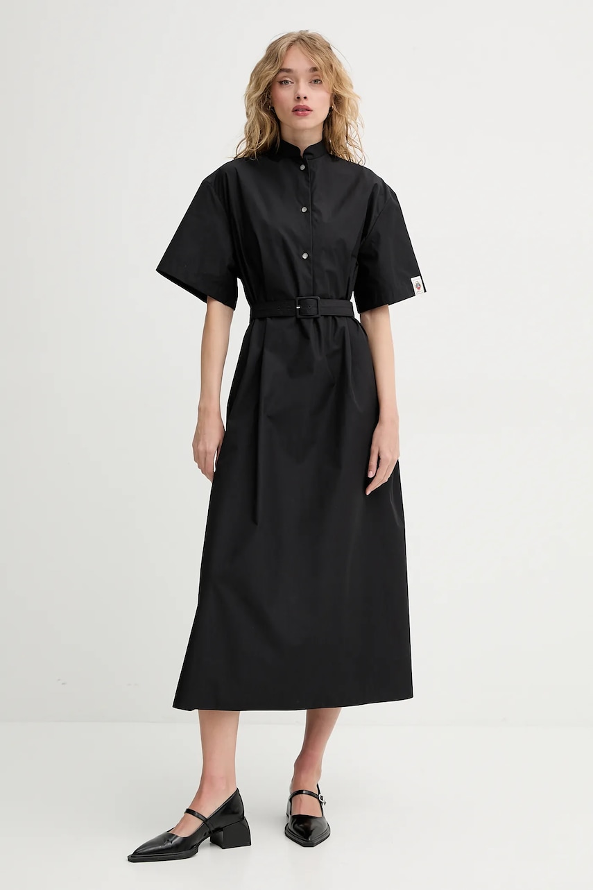 Сукня Bally колір чорний maxi розкльошена WDR02O