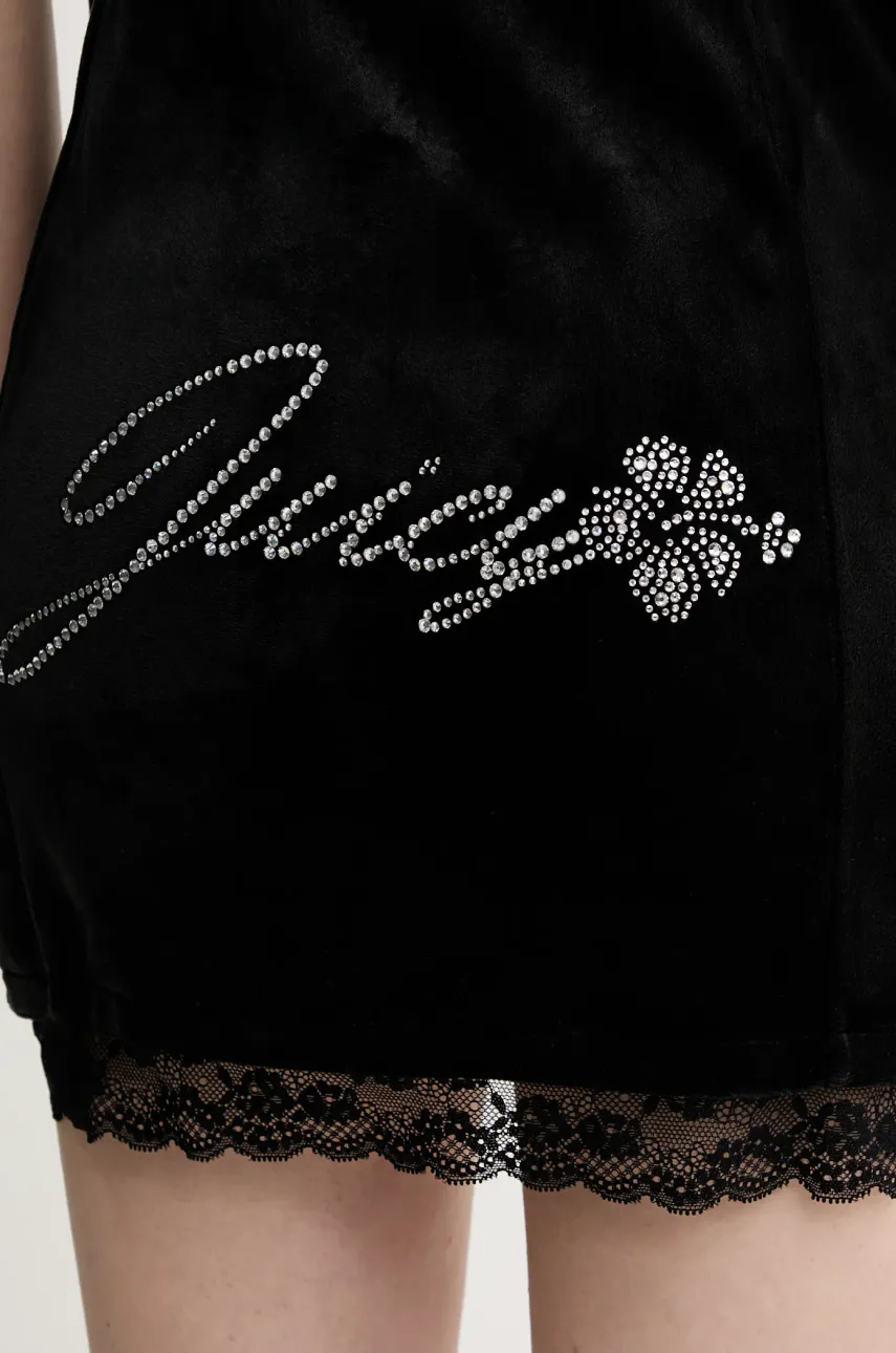 Zamatové šaty Juicy Couture JUICY HIBISCUS CRYSTAL