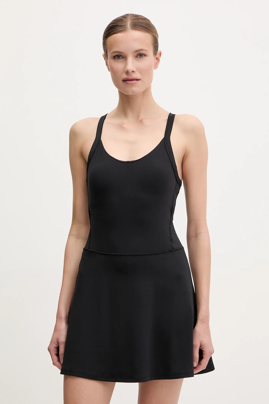 Under Armour rochie sport Meridian culoarea negru, mini, evazați, 6000374