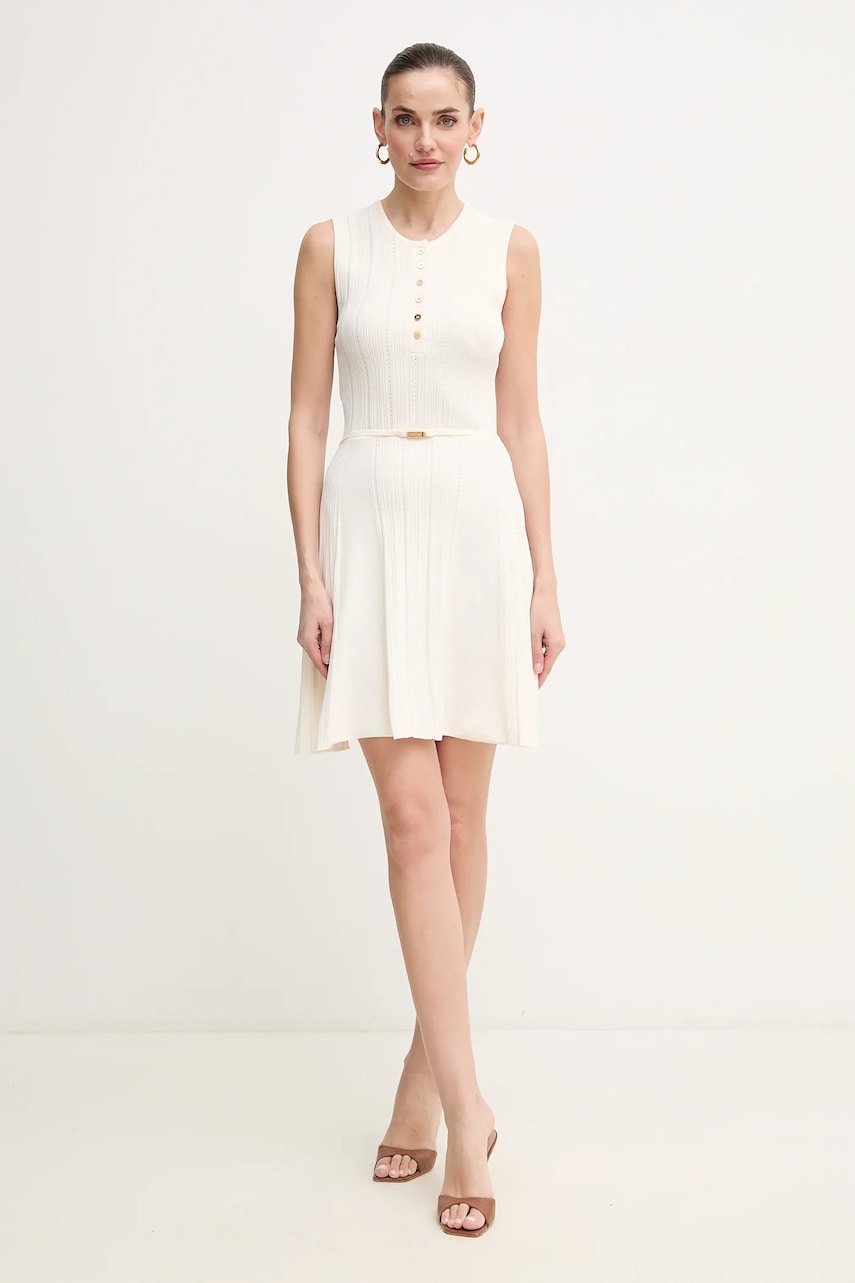 Платье Marciano Guess GIADA цвет бежевый midi расклешённое 5GGK26 5874Z Платье Marciano Guess GIADA цвет бежевый midi расклешённое 5GGK26 5874Z