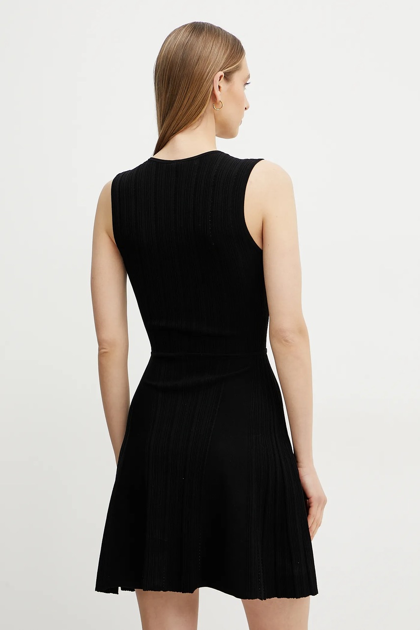 Marciano Guess ruha GIADA fekete, midi, harang alakú, 5GGK26 5874Z termék 2. képe