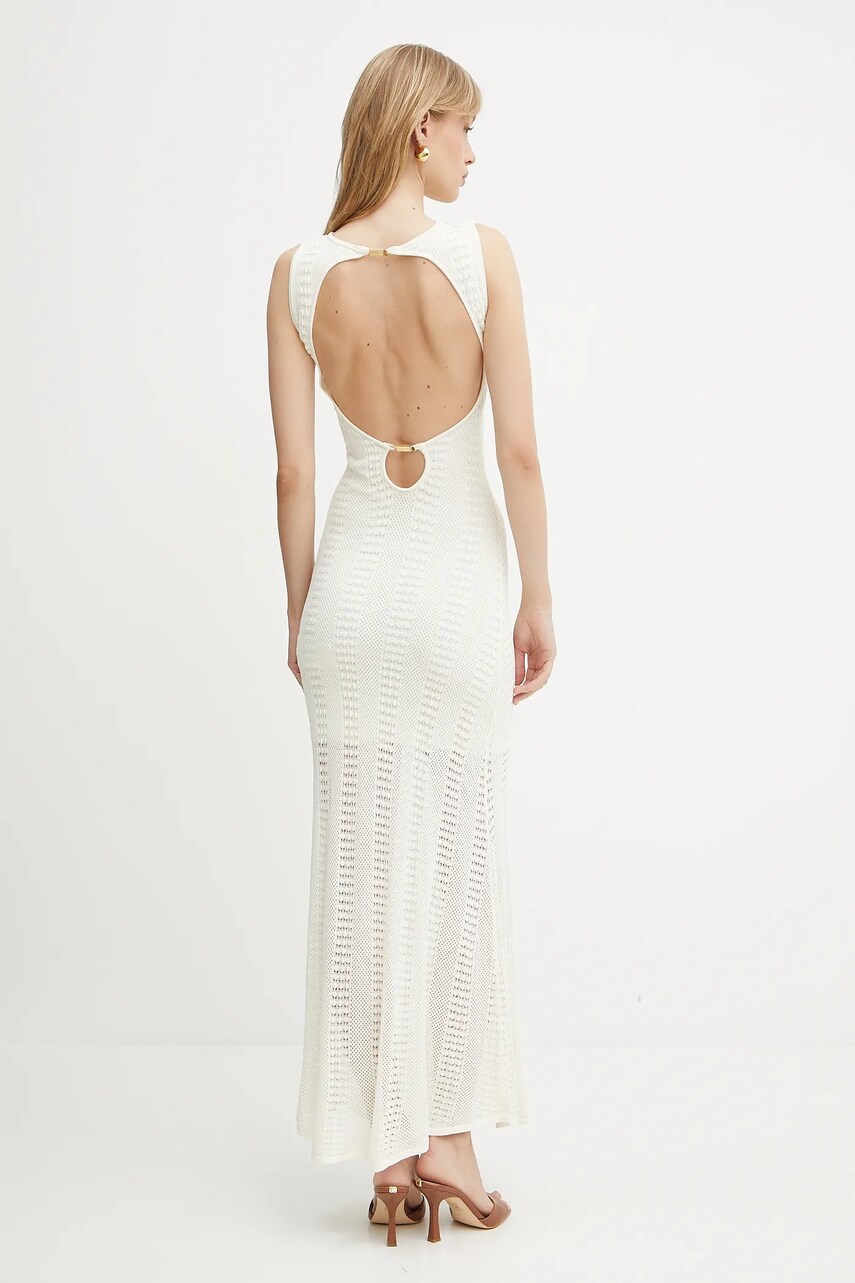 Сукня Marciano Guess EMMA колір бежевий maxi облягаюче 5GGT44 5869Z