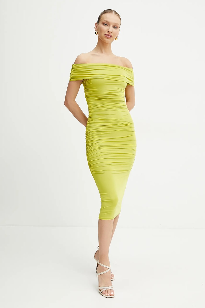 Платье Marciano Guess ALVA цвет зелёный maxi облегающее 5GGK39 6259A Платье Marciano Guess ALVA цвет зелёный maxi облегающее 5GGK39 6259A