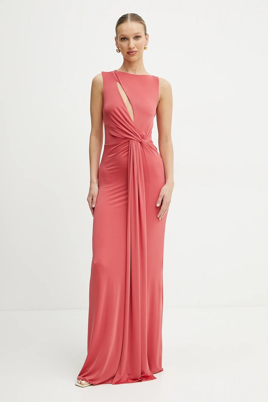Levně Šaty Marciano Guess ALVA růžová barva, maxi, 5GGK40 6259A