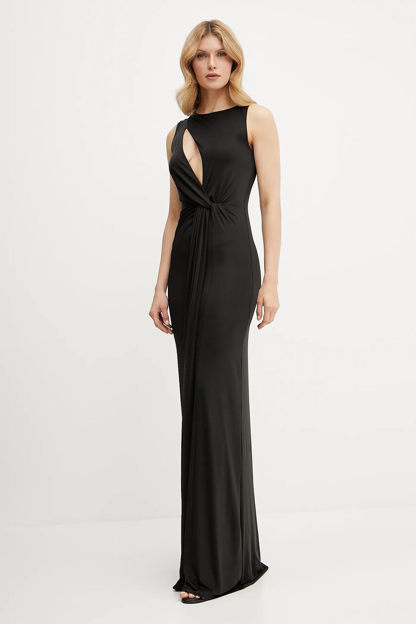 Платье Marciano Guess ALVA цвет чёрный maxi прямое 5GGK40 6259A Платье Marciano Guess ALVA цвет чёрный maxi прямое 5GGK40 6259A