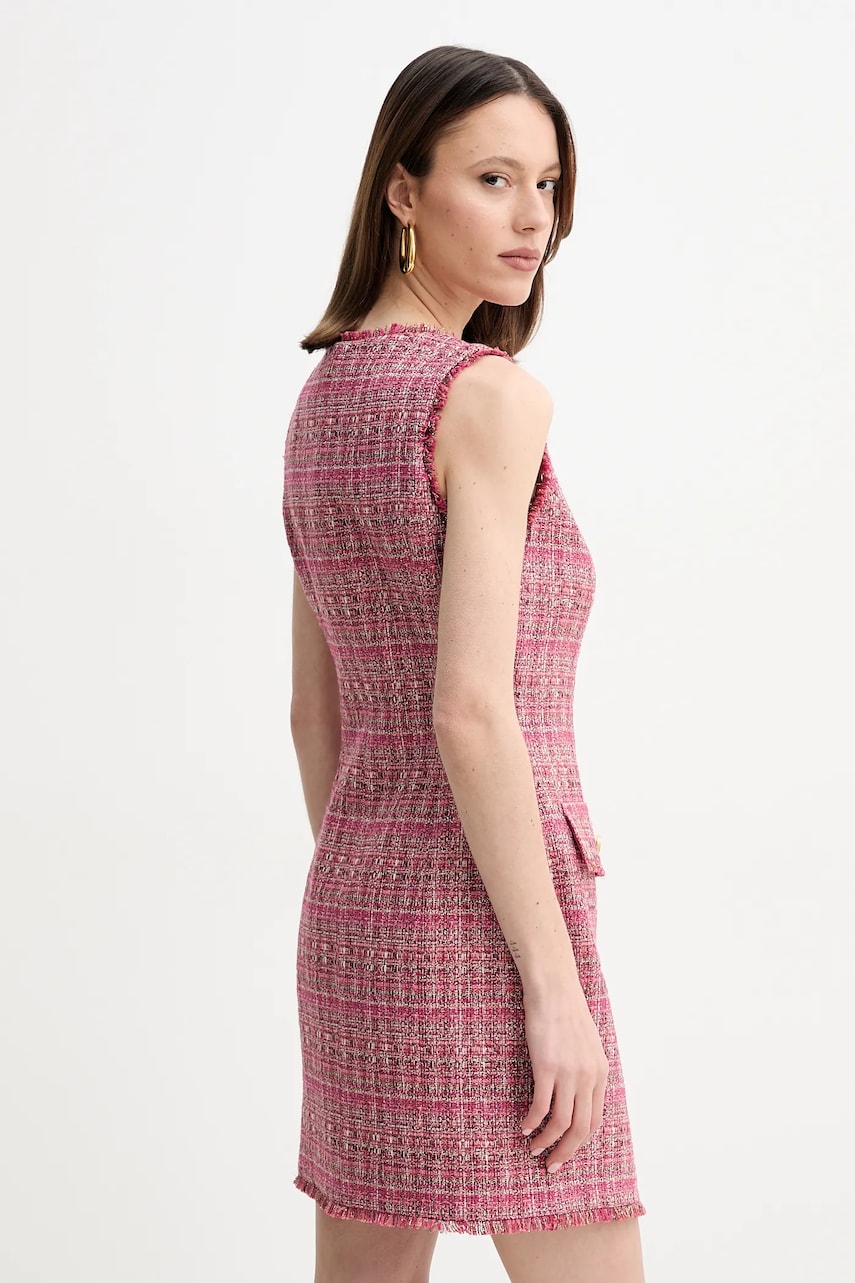 Сукня Marciano Guess CLAUDIA колір рожевий mini пряма 5GGK17 7302A