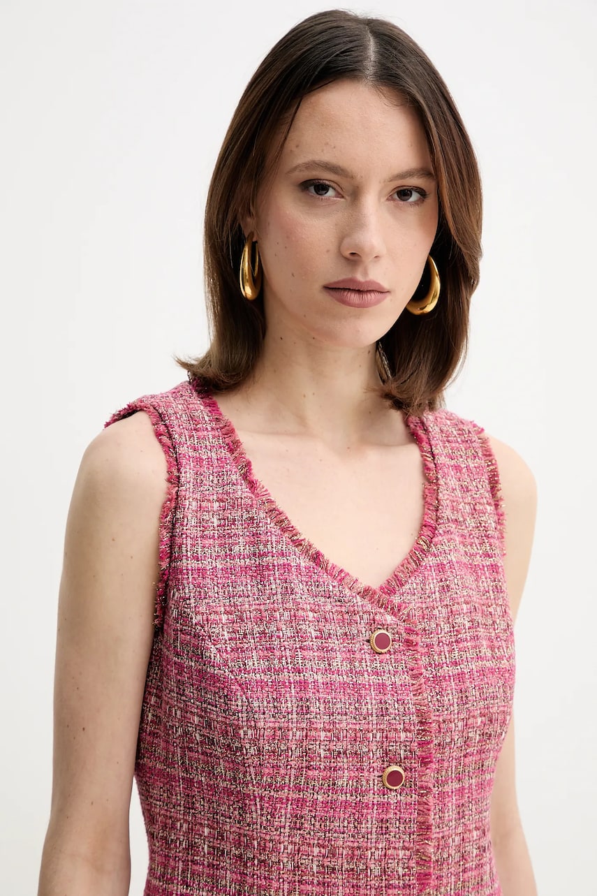 Сукня Marciano Guess CLAUDIA колір рожевий mini пряма 5GGK17 7302A