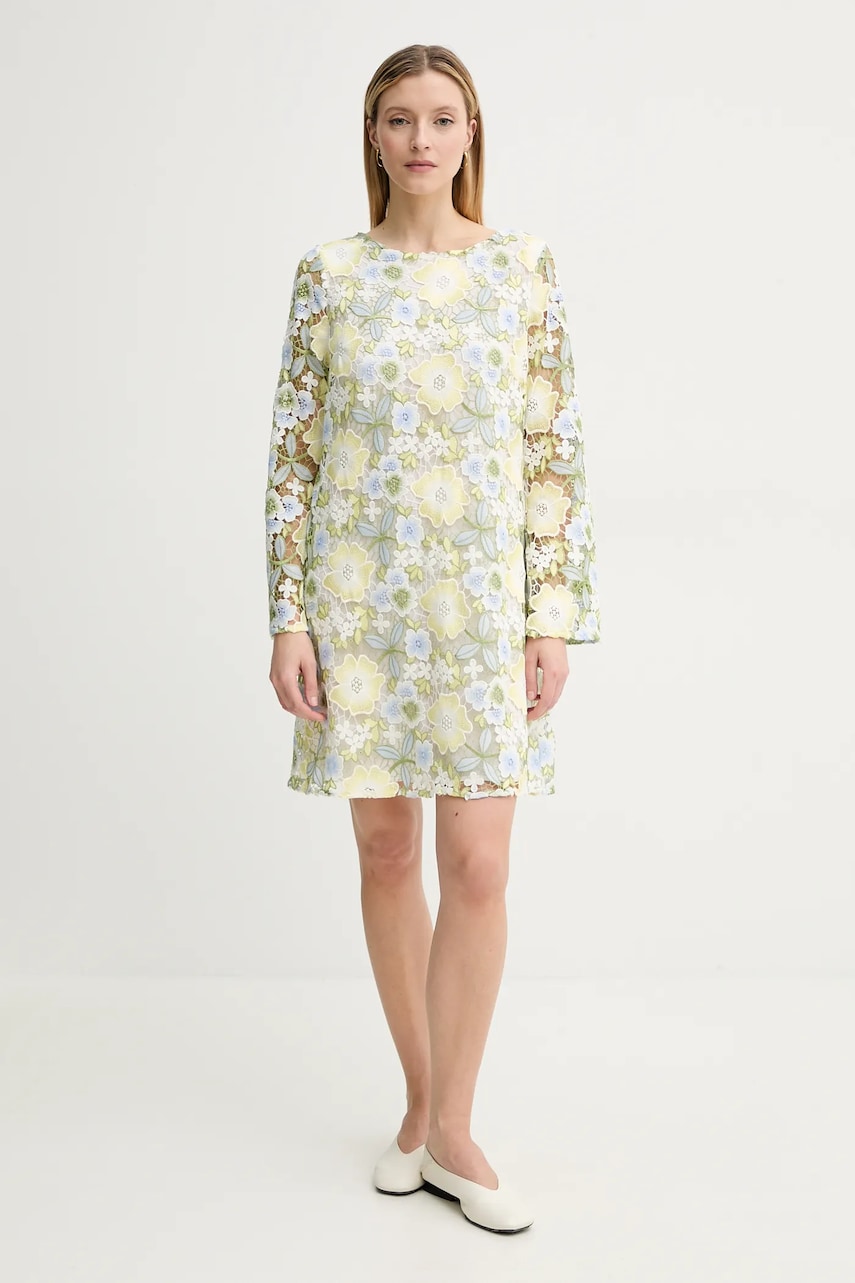 Платье Bruuns Bazaar цвет белый mini прямое BBW4371 Платье Bruuns Bazaar цвет белый mini прямое BBW4371