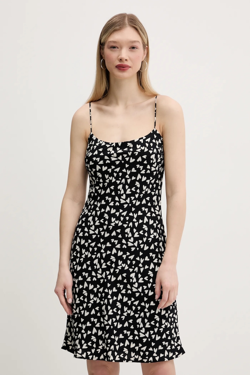 Abercrombie & Fitch rochie culoarea negru, mini, dreaptă, KI159-5461