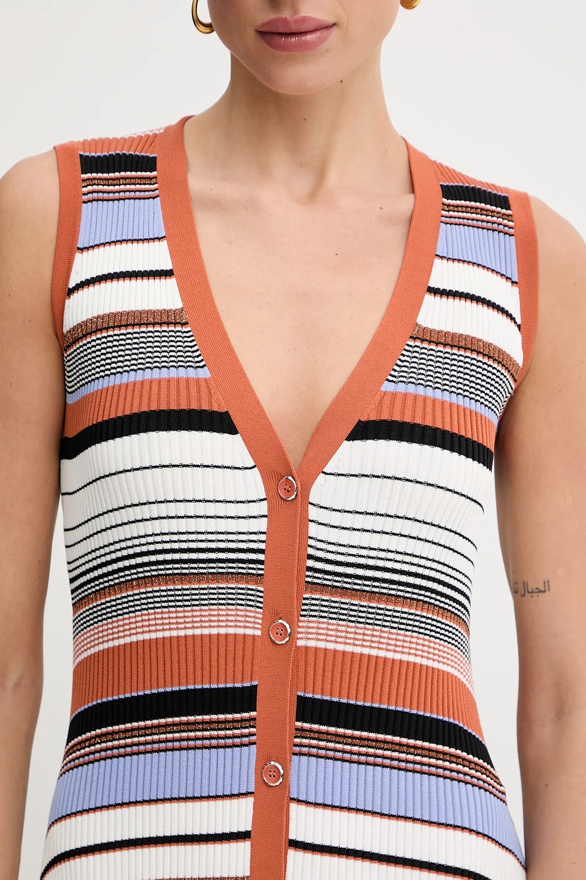 Φόρεμα Liu Jo χρώμα: άσπρο, WA5211.MS55N φωτογραφία