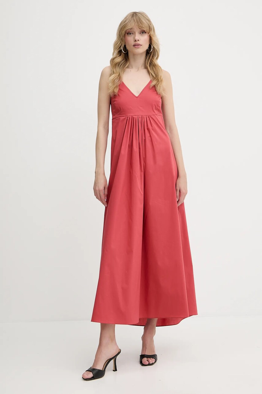 Levně Šaty Liu Jo růžová barva, maxi, VA5069.TS330
