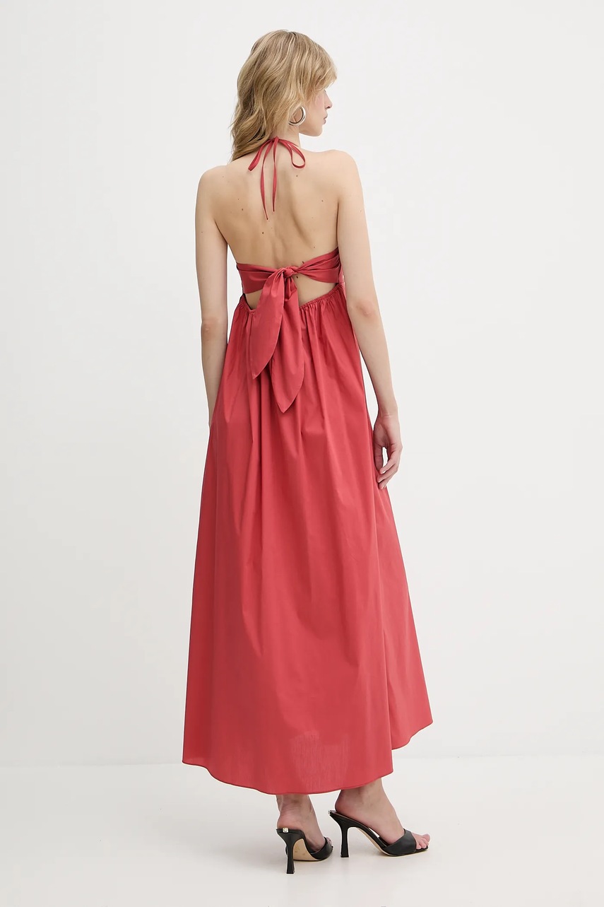 Платье Liu Jo цвет розовый maxi расклешённое VA5069.TS330