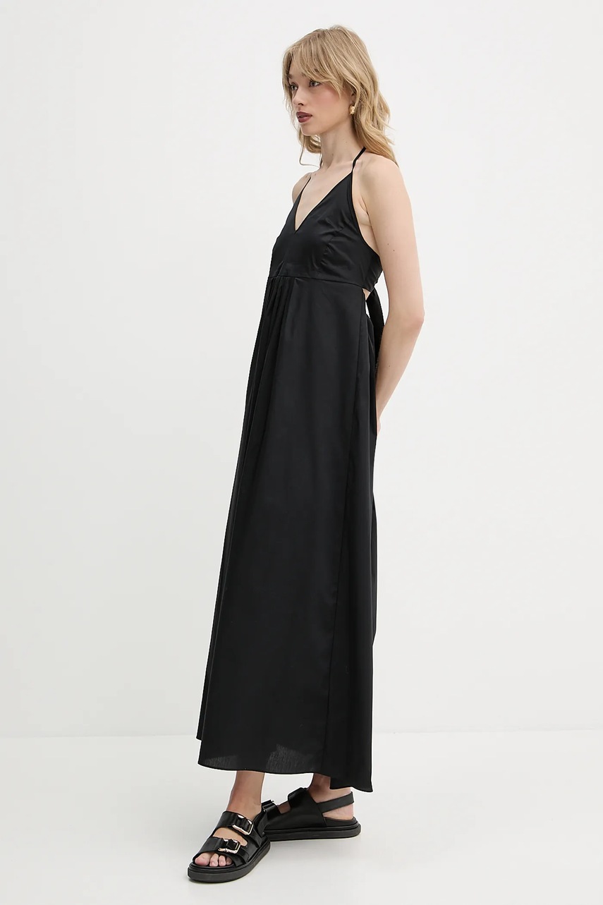 Платье Liu Jo цвет чёрный maxi расклешённое VA5069.TS330 Платье Liu Jo цвет чёрный maxi расклешённое VA5069.TS330