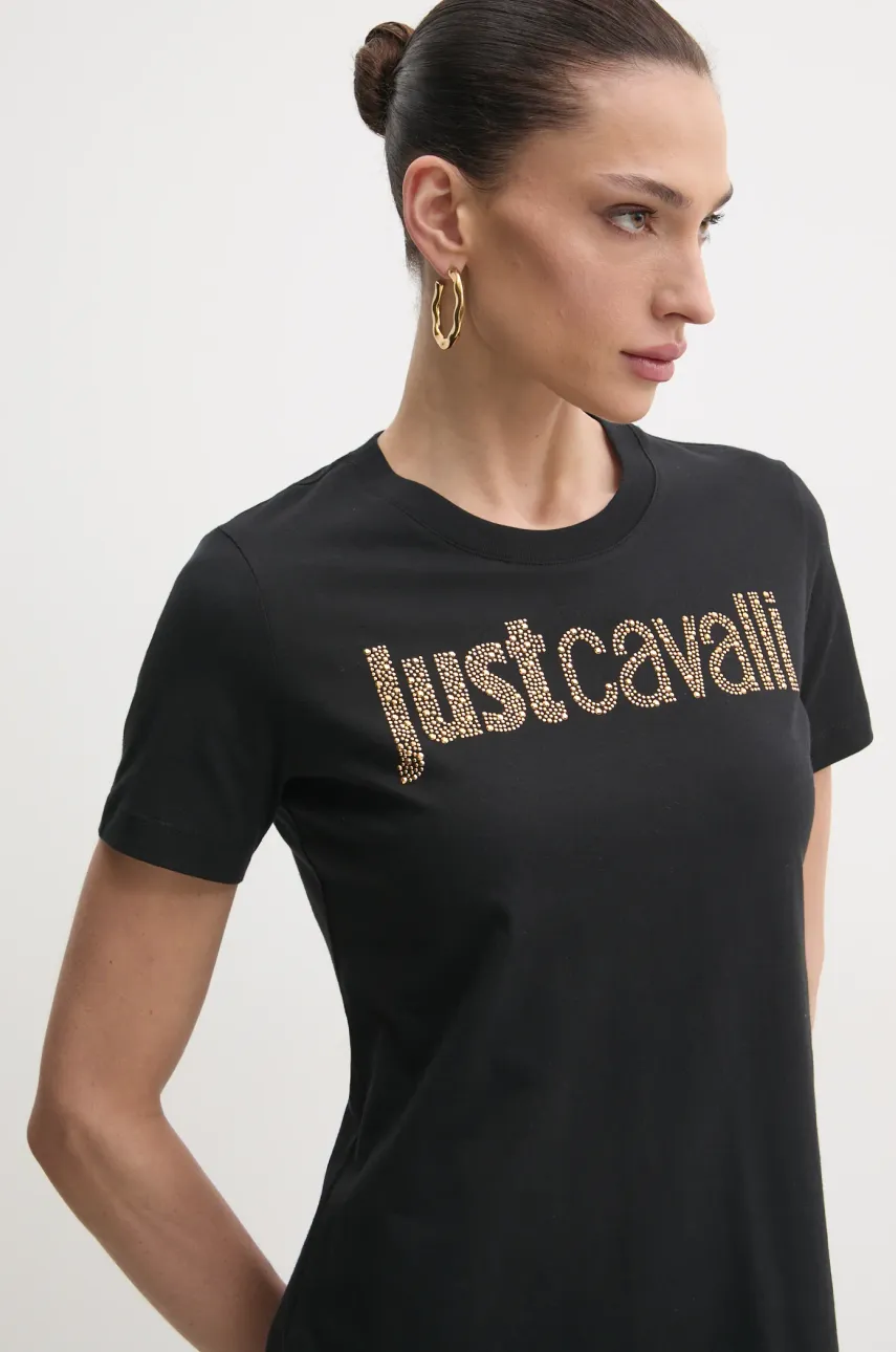 Bavlněné šaty Just Cavalli