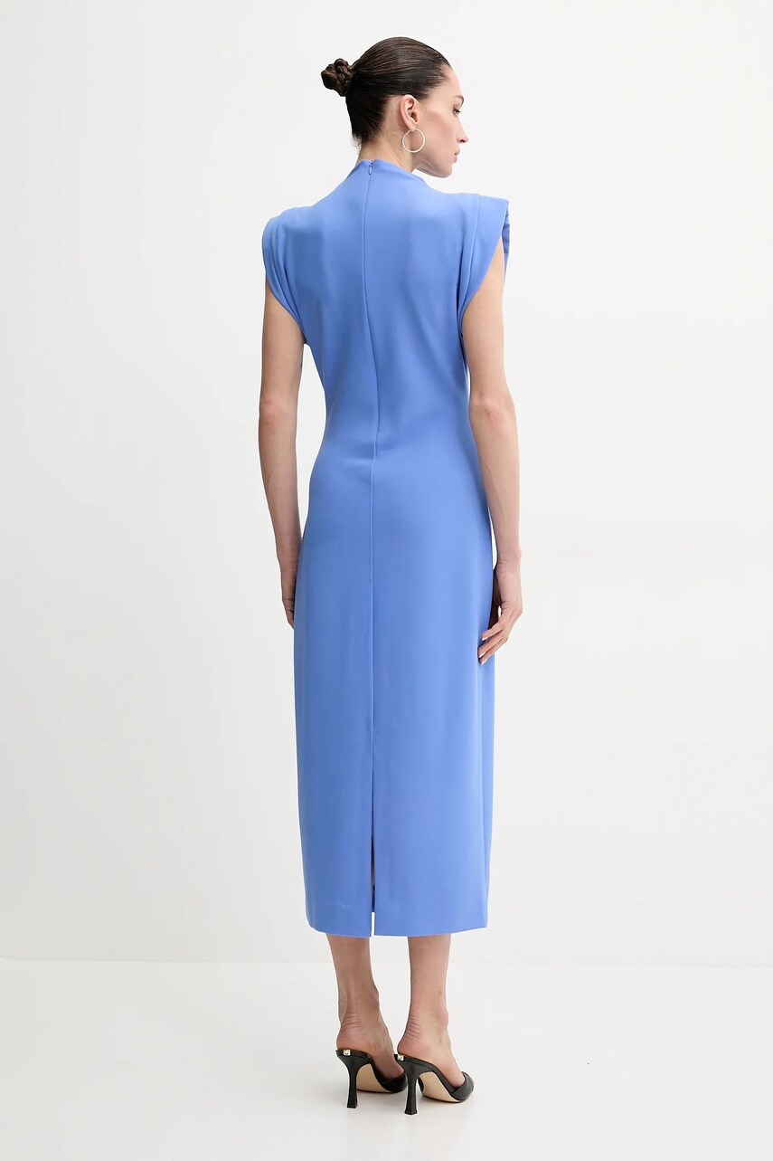 Сукня Karl Lagerfeld колір фіолетовий midi пряма A2W13059