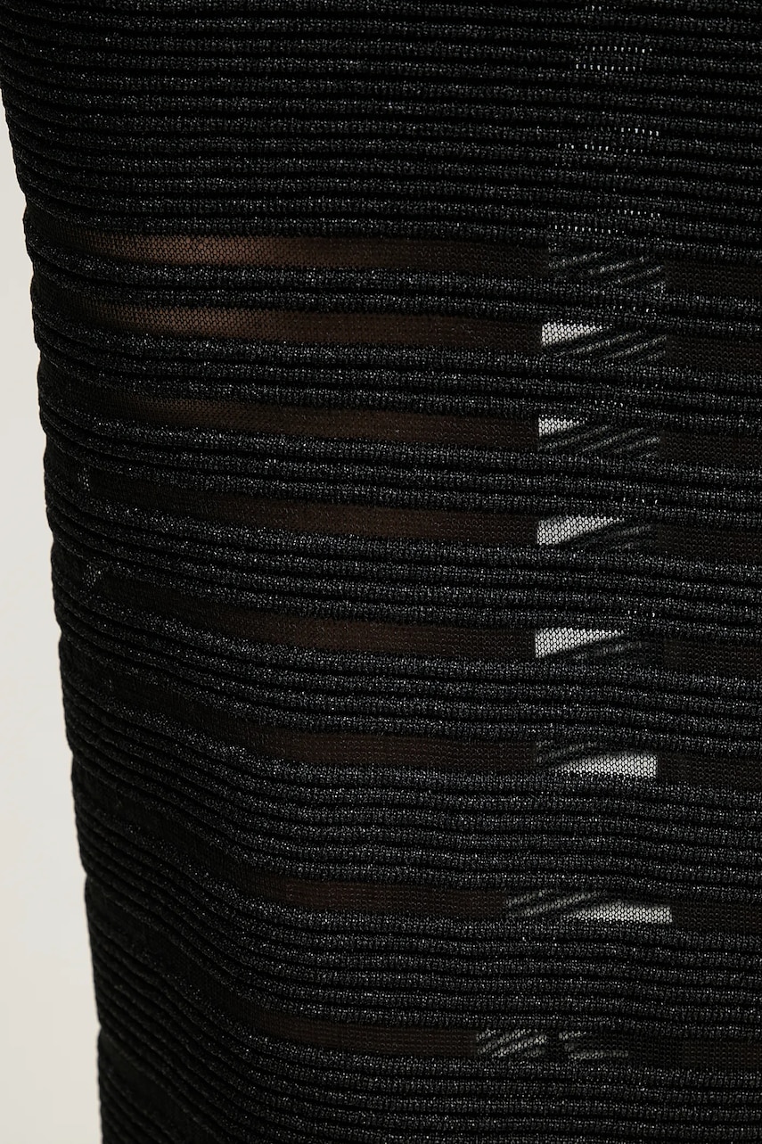 Сукня Herve Leger Camila колір чорний maxi облягаюча MOS8513513