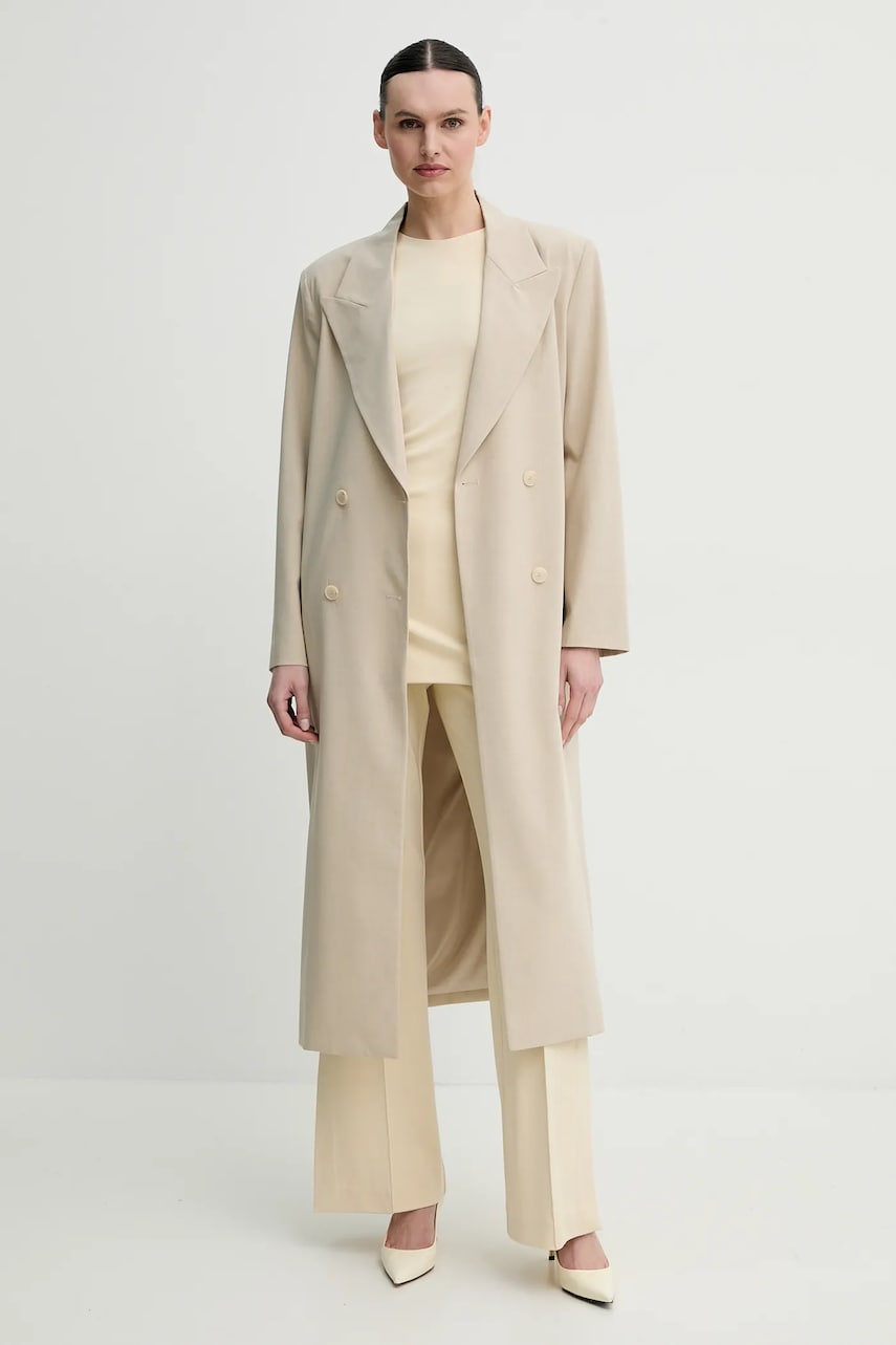 Пальто ISABELLE BLANCHE женское цвет бежевый переходное IS25SS-J062-T003 Пальто ISABELLE BLANCHE женское цвет бежевый переходное IS25SS-J062-T003