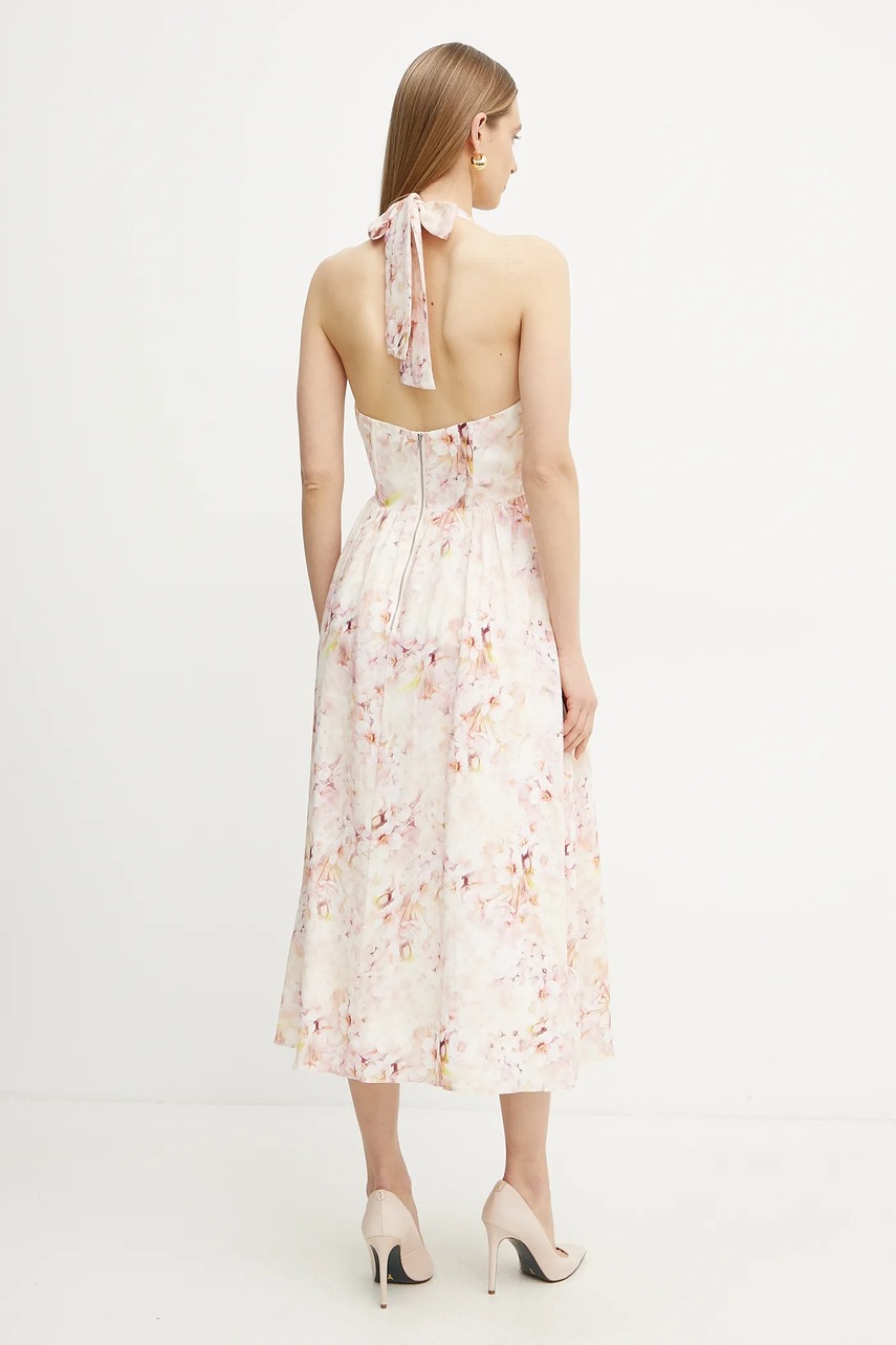 Φόρεμα Bardot χρώμα: ροζ, 59251DB1 φωτογραφία