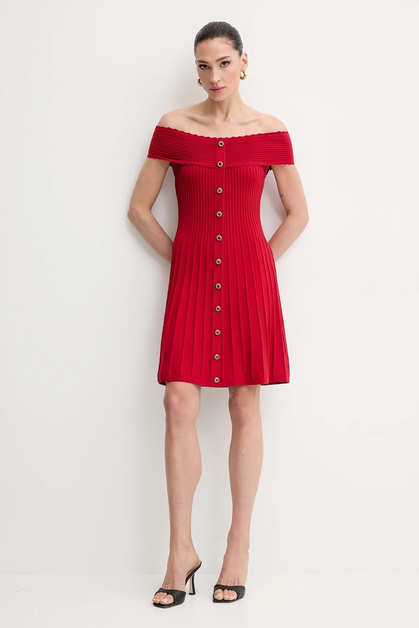 Платье Morgan RMELDO цвет красный mini расклешённое RMELDO Платье Morgan RMELDO цвет красный mini расклешённое RMELDO