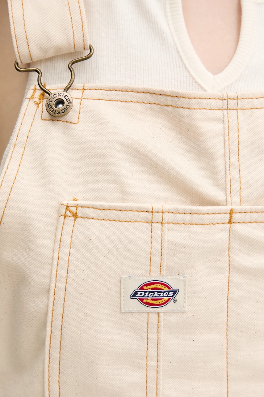 Джинсова сукня Dickies колір бежевий midi пряма DK0A4Z6TF901