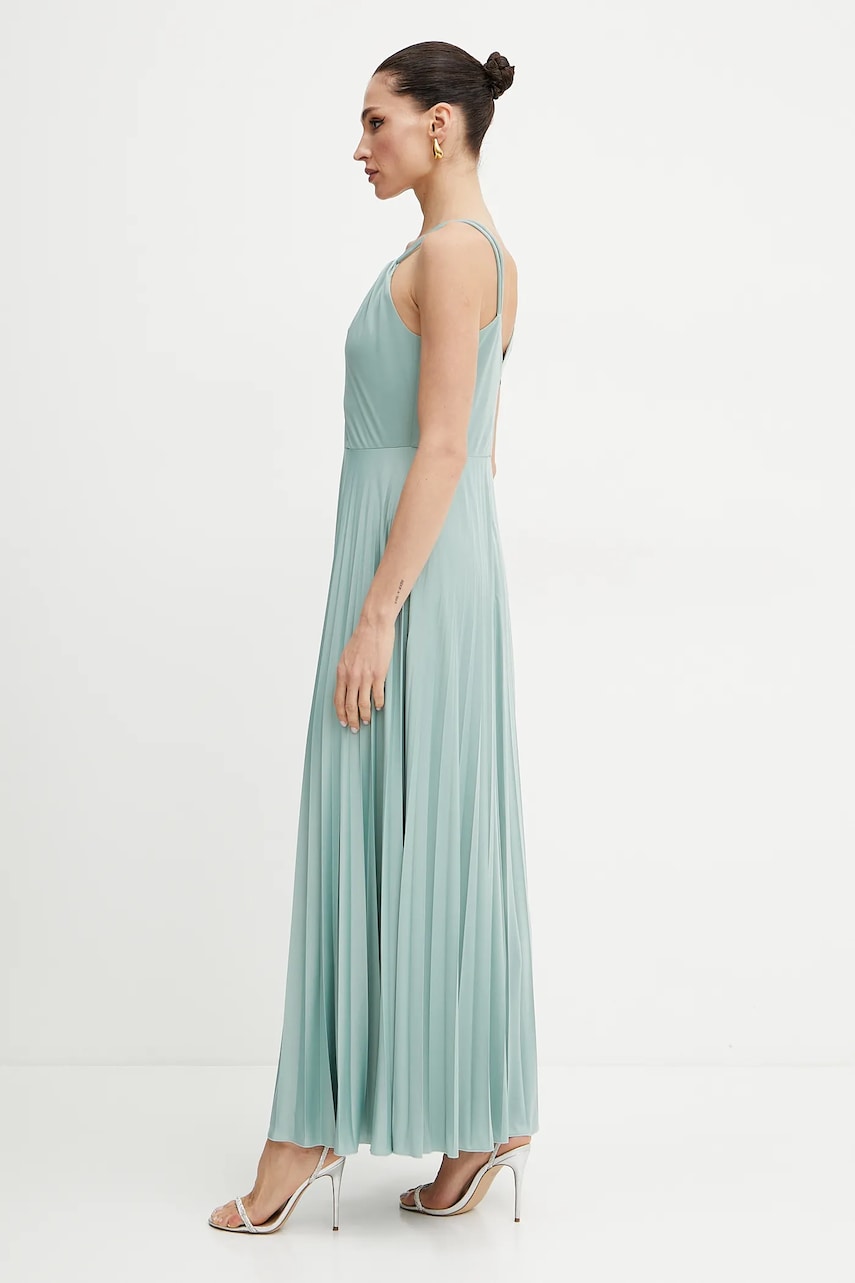 Сукня MAX&Co. колір бірюзовий maxi розкльошена 2516621044200